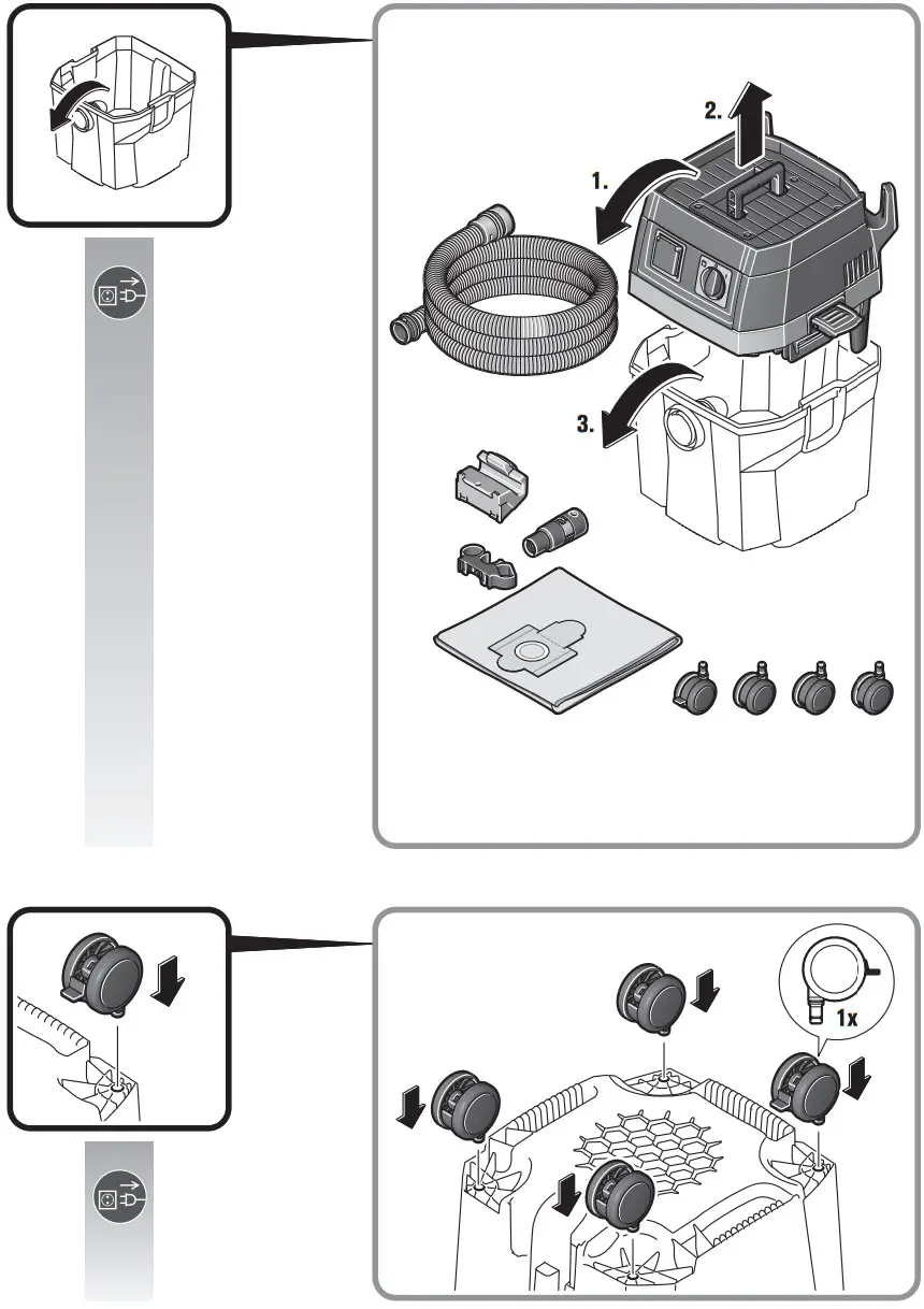 Fein Dustex 25L Wet and Dry Vacuum Cleaner - Figure 3
