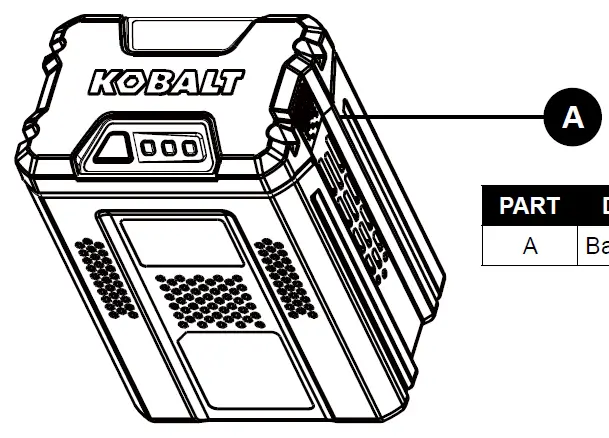 KOBALT KB 280-06-KB 80 V Max Lithium-Ion Battery 1