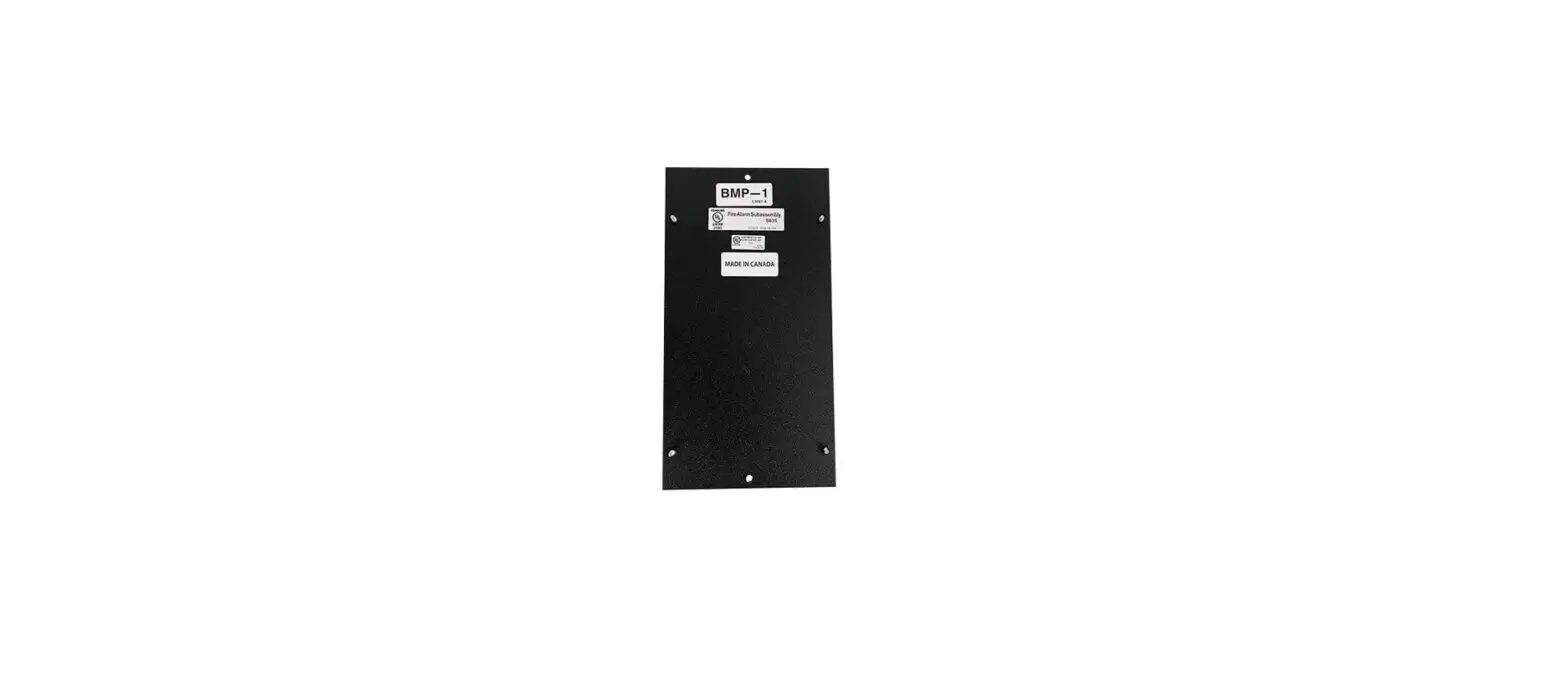 Notifier Bmp-1 Blank Module Plate Instruction Manual