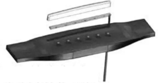 TAP KP-55 Acoustic Guitar - installation