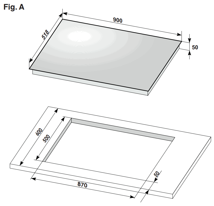 FAGOR IO HOB 0978 Induction Hob - INSTALLATION