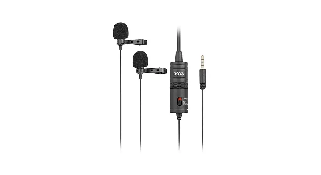 Boya By-m1dm Dual Omni-directional Lavalier Mic Instruction Manual Boya By-m1dm Dual Omni-directional Lavalier Mic Instruction Manual