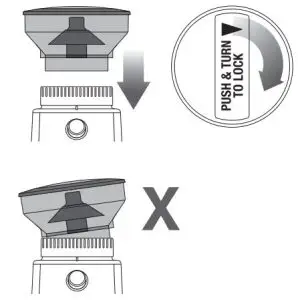 FIG 4 ASSEMBLING YOUR SAGE CONTROL DOSE™ PRO
