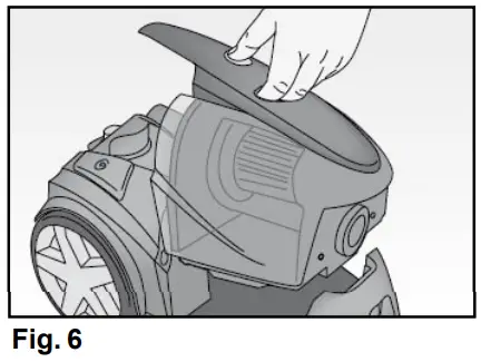 Airflo OP2011 2200W Bagless Vacuum --fig6