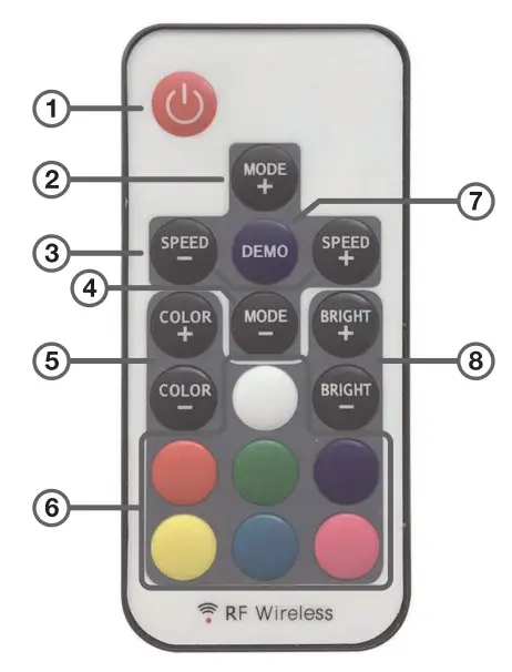 ROCKVILLE RATV65L Powered Bluetooth Marine Speaker with LED and Remote Control - fig4