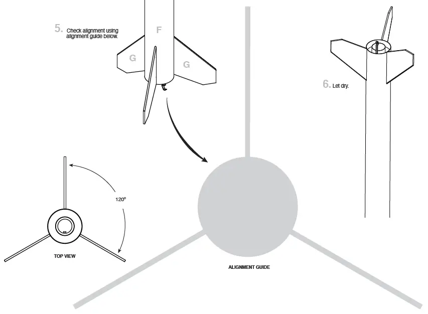 INSERT ENGINE MOUNT AND ATTACH FINS-1