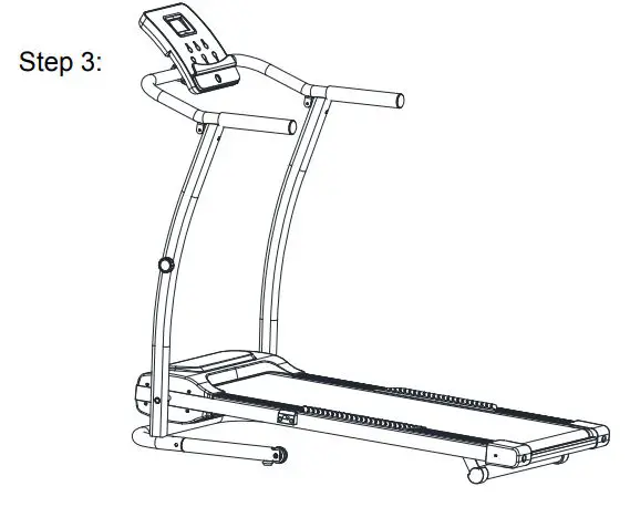 ITSU IS0503A User Manual - Pull the (48)Fixed knob when putting down the treadmill