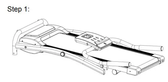ITSU IS0503A User Manual - Take out the treadmill from the carton and place it on a level flat surface