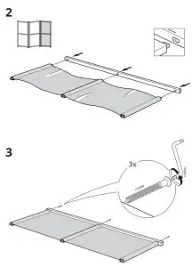IKEA 902.853.34 SLÄTTÖ Privacy Screen - 2,3