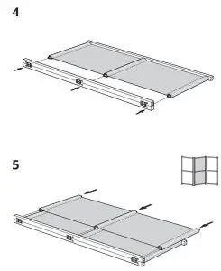 IKEA 902.853.34 SLÄTTÖ Privacy Screen - 4,5