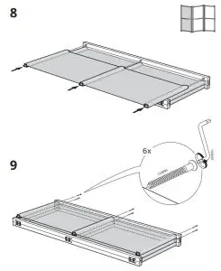 IKEA 902.853.34 SLÄTTÖ Privacy Screen - 8,9