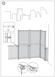 IKEA 902.853.34 SLÄTTÖ Privacy Screen - FIG 4