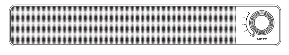 METZ PLAY1 Coolest Desktop Soundbar