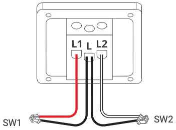 Connect the wires to the switch panel continued
