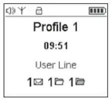 SWISSPHONE s QUAD Voice 360 Tone Voice Alerting Pager-Display