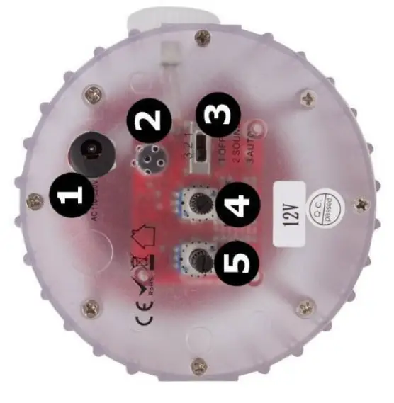 velleman HQLE10040 LED Moon Flower Transparent fig 1