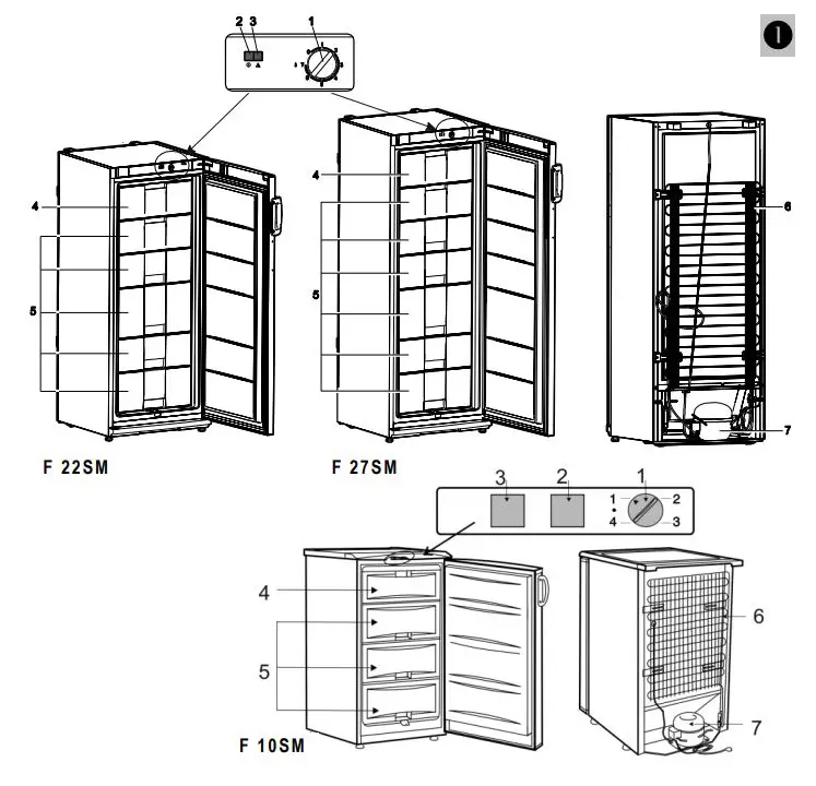 SNAIGE F-22SM-Upright-Freezer-5
