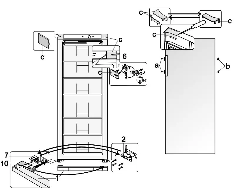 SNAIGE F-22SM-Upright-Freezer-8