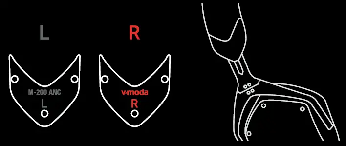 v-moda M-200 Active Noise Cancelling Headphones FIG 4