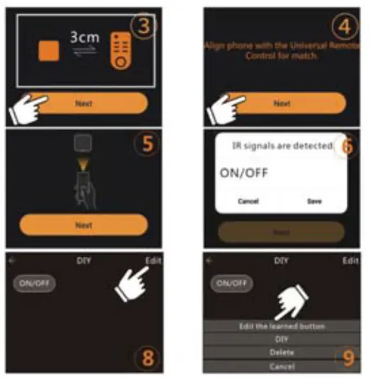 Shenzhen Longquan Technology LQ-Y09 AI Universal Remote Control- Learning Function 2