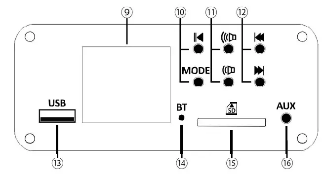 GoHawk TJ4 Q TN4 Q Powersports Amplified Stereo System - figure 2