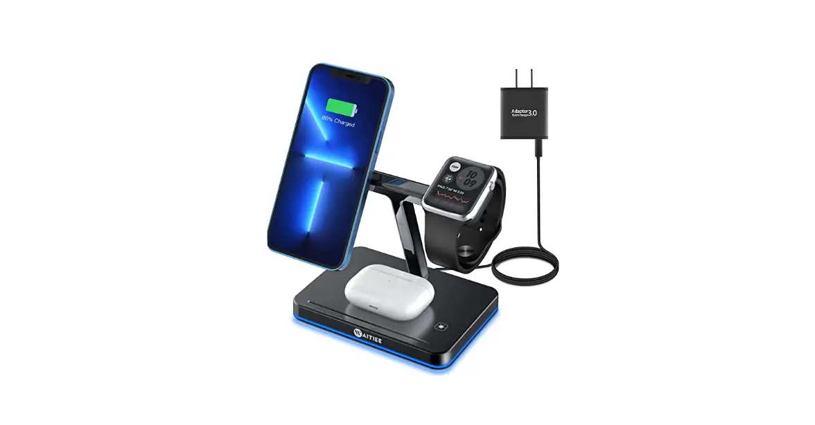 Waitiee M7-2022 Magnetic Wireless Car Charging Mount Instruction Manual