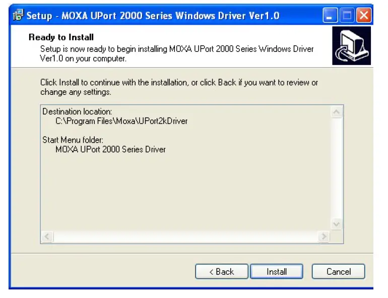 MOXA UPort 2000 Series USB to Serial Converter 33