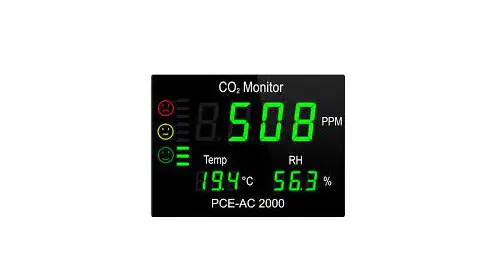 Pce Instruments Pce-ac 2000 Co2 Analyser User Manual
