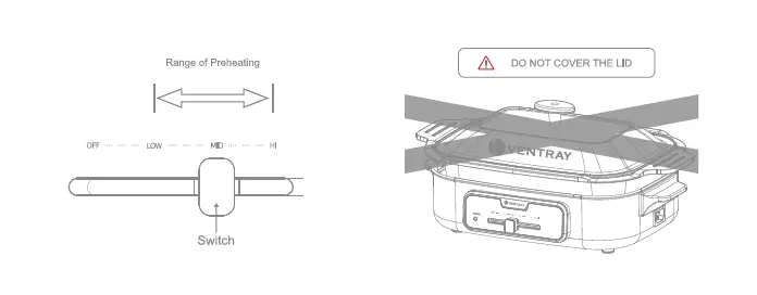 VENTRAY- EL-GRILL -Electric- Grill -5