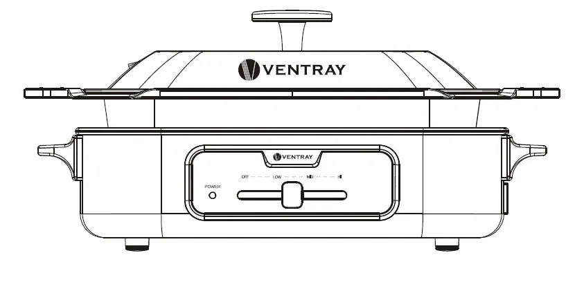 VENTRAY- EL-GRILL -Electric- Grill -PRODUCT