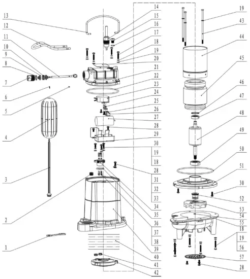 DRUMMOND 58030 Sump Effluent Pump - fig