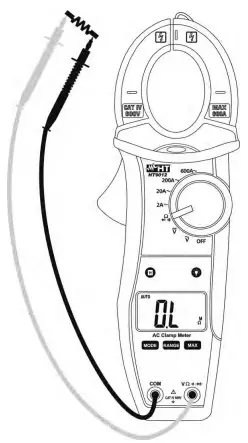 Taking resistance measurement