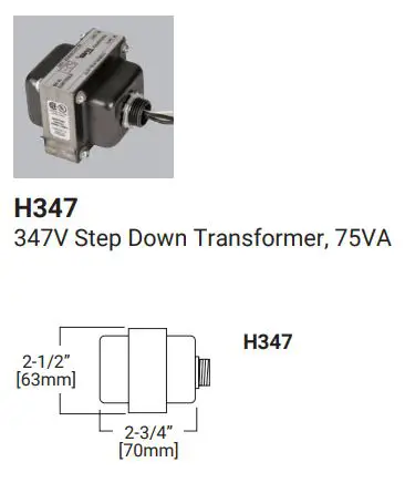COOPER LT56 All-Purpose LED Retrofit Trim Kit User Guide - Transformer Load - H347 (75VA)