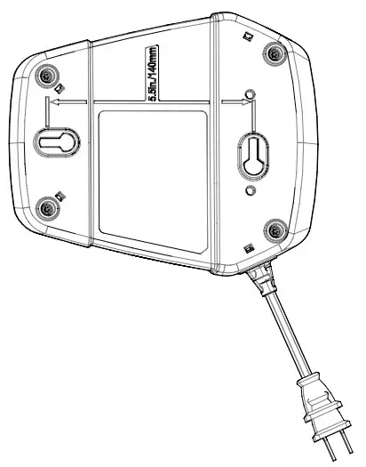 ECHO LC 56V4A Charger - Mount the Charger