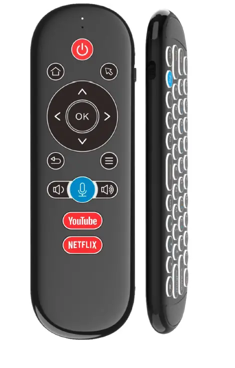 global sources W1 Plus 2.4GHz Voice Remote + Air Mouse + Mini QWERTY Keyboard + IR Learning fig 3