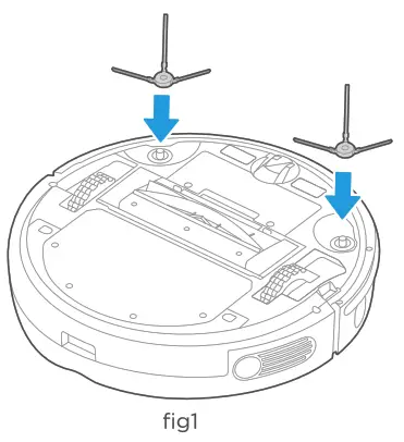 Midea M7 Sweeping 2-in-1 Robot Vacuum Cleaner - Brashes1