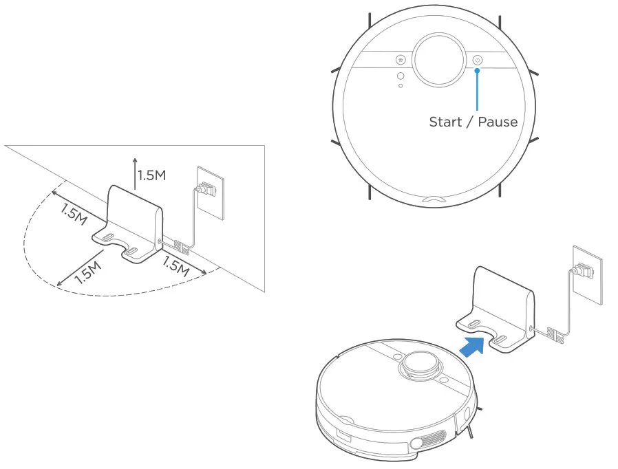 Midea M7 Sweeping 2-in-1 Robot Vacuum Cleaner - Brashes3