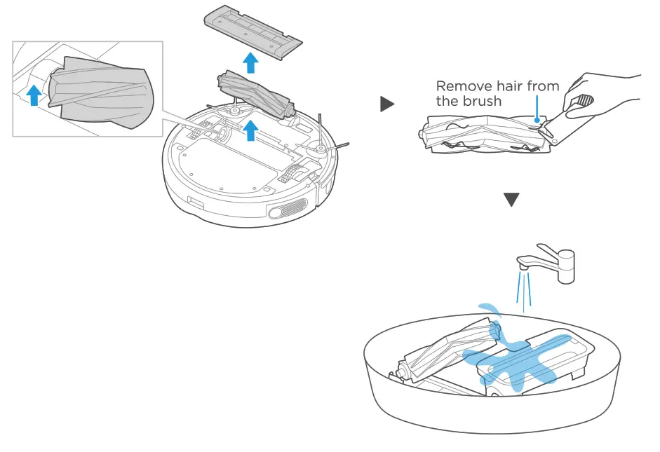 Midea M7 Sweeping 2-in-1 Robot Vacuum Cleaner - Brashroll 1