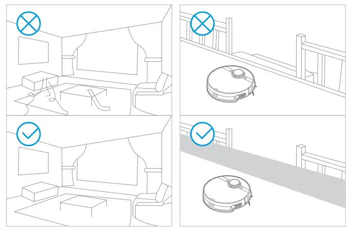 Midea M7 Sweeping 2-in-1 Robot Vacuum Cleaner - Cleaning