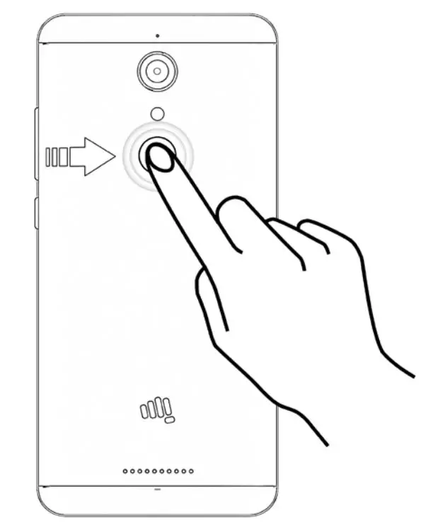 micromax HS2 Smartphone User Guide - Fingerprint
