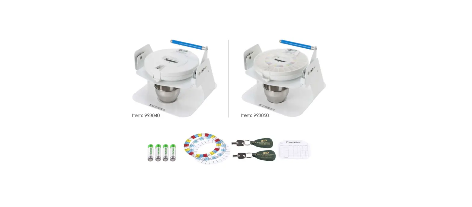 E-pill 993040 Station Pro Locked Automatic Pill Dispenser With Station User Guide E-pill 993040 Station Pro Locked Automatic Pill Dispenser With Station User Guide