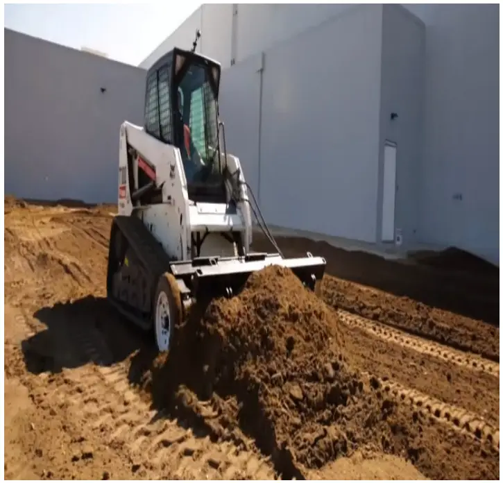 abi ATTACHMENTS SR3 Command Series Grading Rake Skid Steer Attachment - ROUGH LEVELING