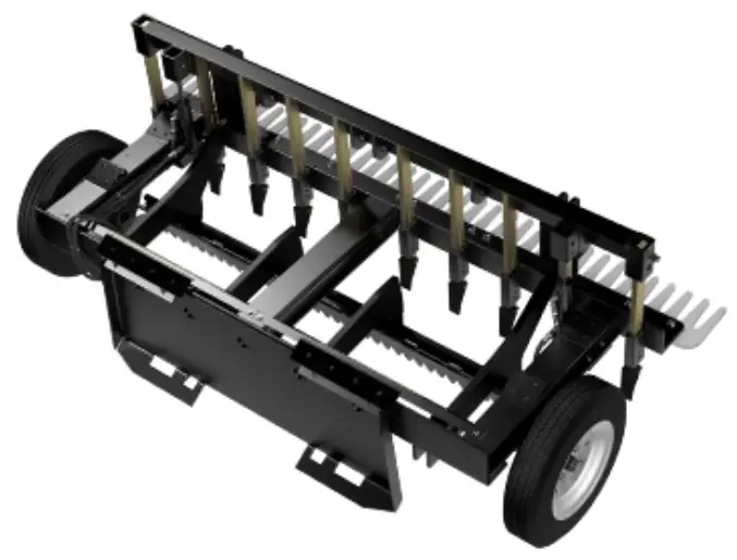 abi ATTACHMENTS SR3 Command Series Grading Rake Skid Steer Attachment