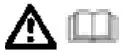 warning and read icon