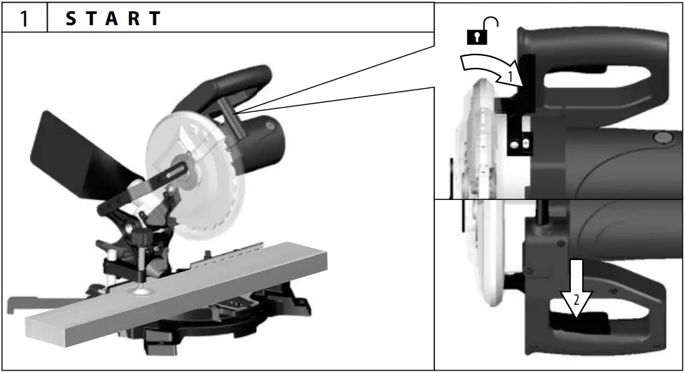 Gude GKS 190 Hand-held circular saws E 11