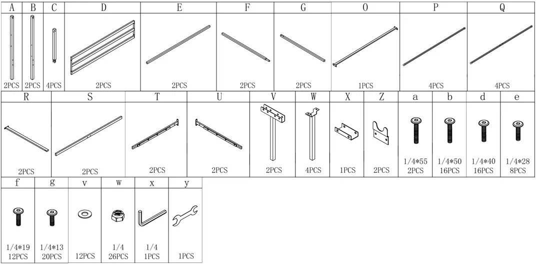 URTR-HY01570Y-Queen-Size-Metal-Bed-Frame-1