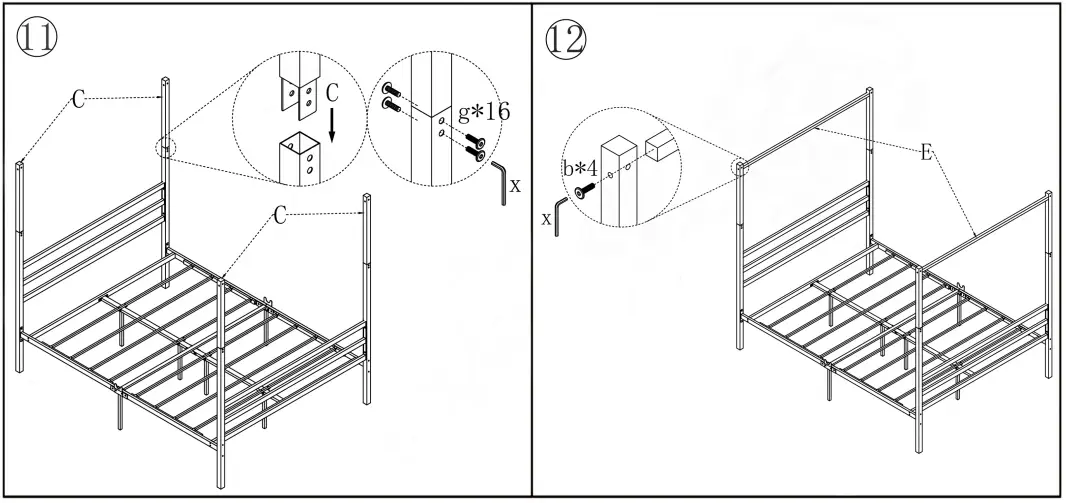 URTR-HY01570Y-Queen-Size-Metal-Bed-Frame-7
