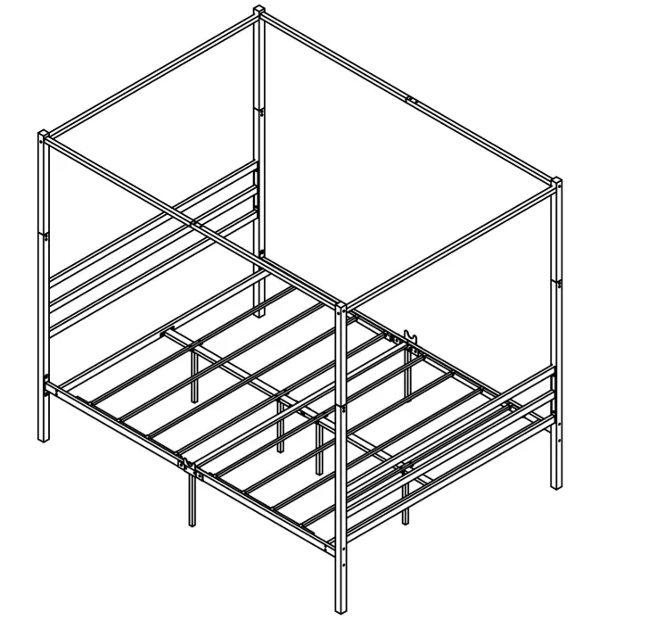 URTR-HY01570Y-Queen-Size-Metal-Bed-Frame-product