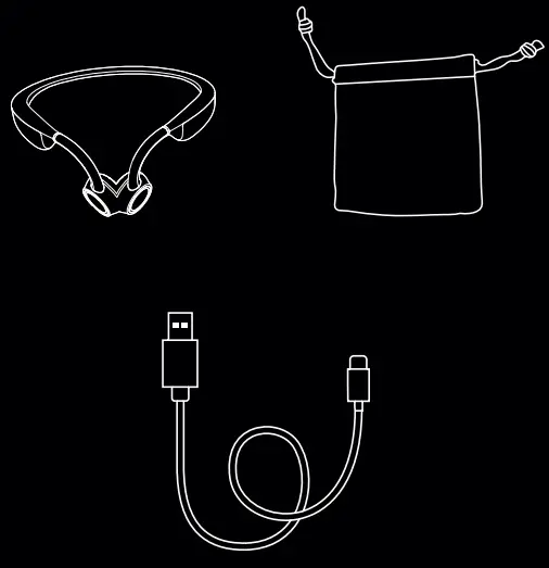 SHARPER IMAGE SOUNDHAVEN Bone Conduction Wireless Headphones - Fig