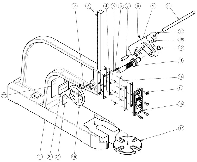 EXPLODED PARTS VIEW